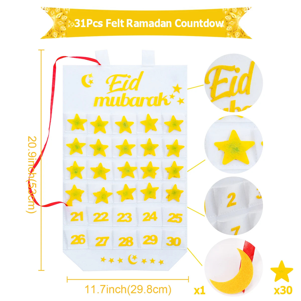 Calendrier Eid Mubarak 2026